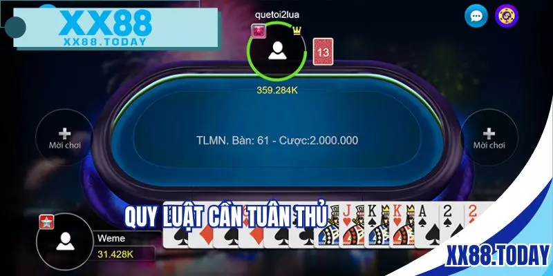 Quy luật bạn cần tuân thủ trong tựa game